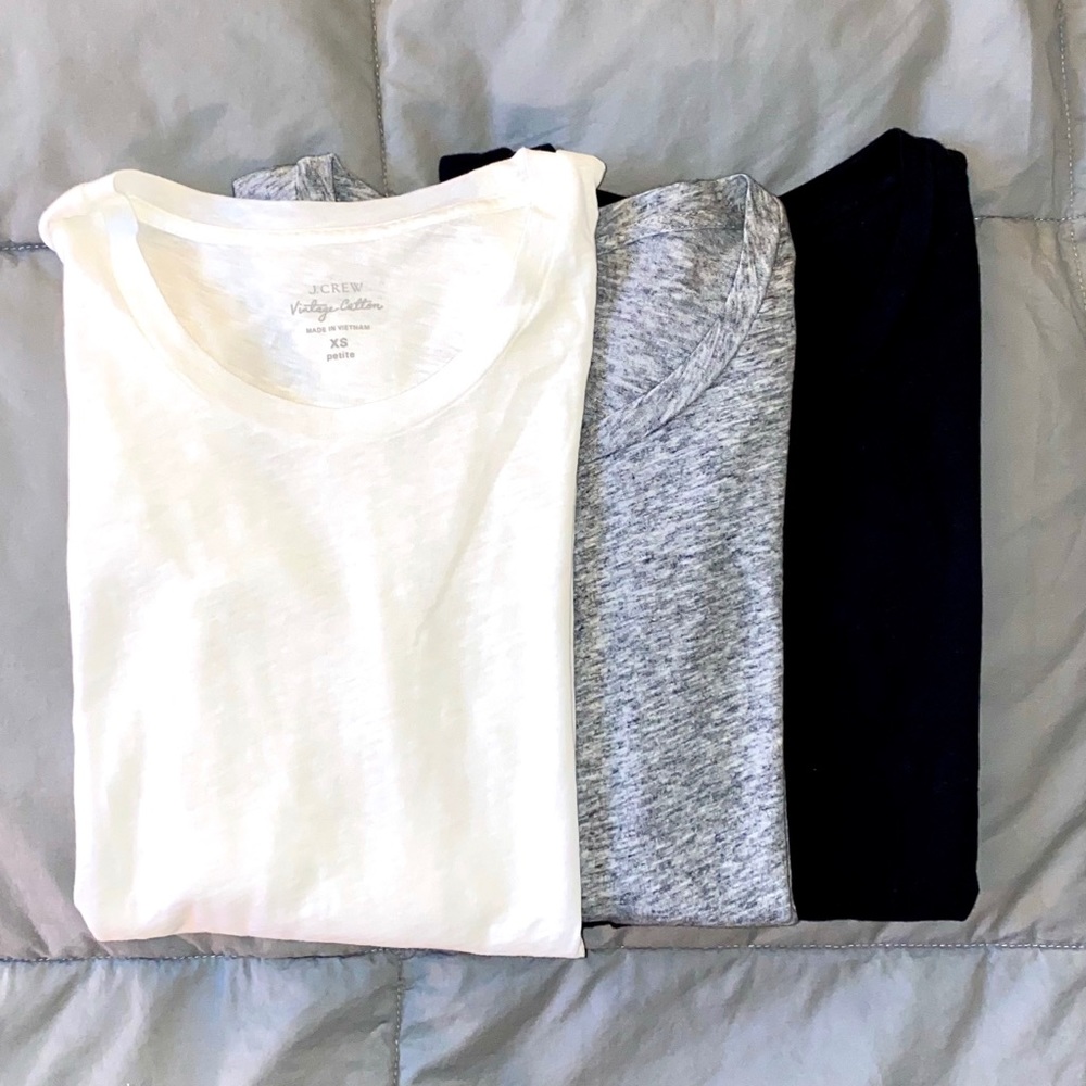 J Crew long sleeve tee 3 pack